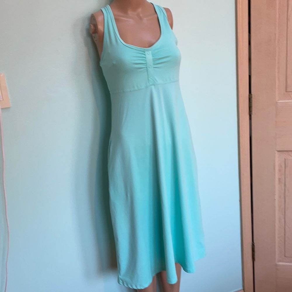 THE NORTH FACE dress small Abby Aqua Blue Racerback